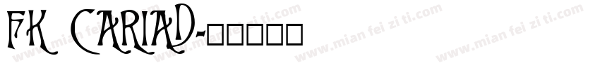 FK CARIAD字体转换